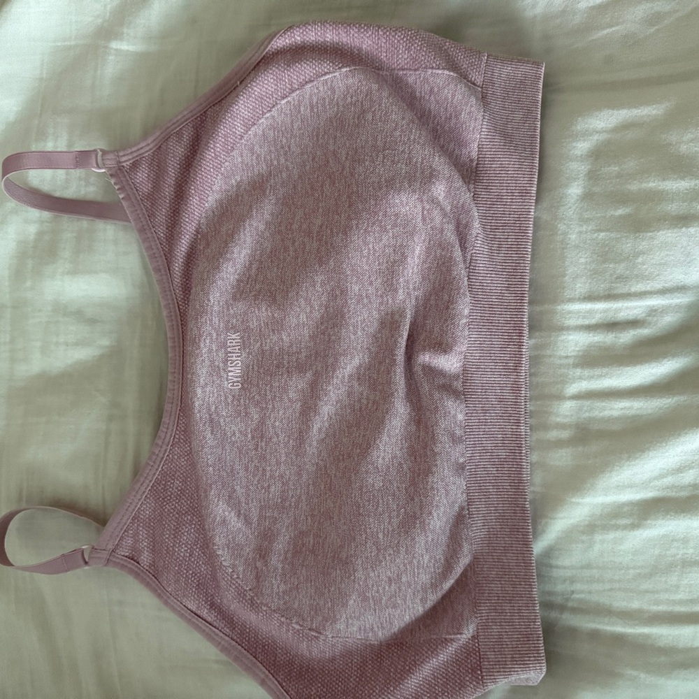 Gymshark Pink Crop Top Soft and Cozy